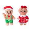 Pet Shop by Fringe Studio dog toys Here They Crumb Gingerbread Holiday Plush Squeak Dog Toy Set - 2 pc