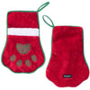 Zippypaws dog toys Pet Stocking Red Paw