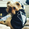 Parisian Pet® Tee's Black Tuxedo Elegant Formal Embroidered Dog T-Shirt