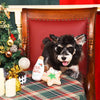 Hugsmart Products Inc dog toys Happy Woofmas Milk & Cookies Plush Dog Toy Set - 3 Pc