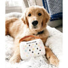 Haute Diggity Dog dog toys White Chewy Handbag Plush Squeak Dog Toy - 3 Sizes