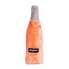 ZippyPaws dog toys Happy Hour Crusherz Pink Rosé Bottle Squeaky Plush Dog Toy