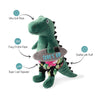 Surfer Bro Hawaiian Shorts Rex Plush Squeaky Dog Toy