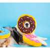 ZippyPaws dog toys Jumbo Donutz Chocolate Sprinkles Squeaky Dog Toy