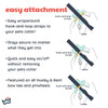 Huxley & Kent Bow Tie American Tie Dye Pinwheel Pet Collar Attachment - 2 Sizes