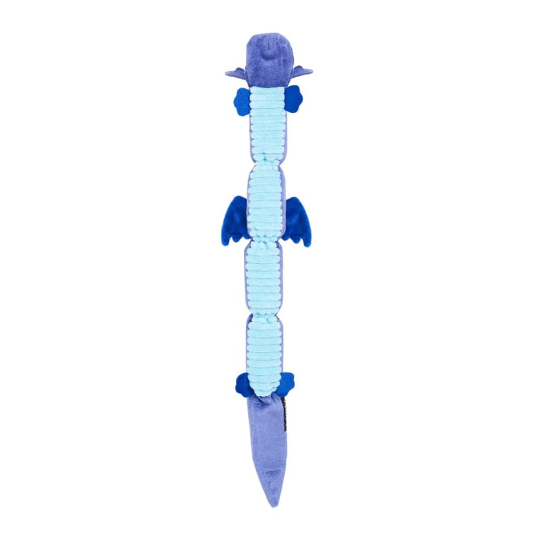 ZippyPaws dog toys Blue Zippy Dragonz Long Plush Dog Toy
