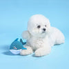 Hugsmart Products Inc dog toys Ocean Pals Blue Dolphin Ball Dog Toy