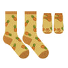 Extreme Fit Wholesale Pet Socks Yellow Pineapple Matching Pet & Owner Fun Socks - One Size Fits Most