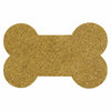 Sparkles Home Bowls - Feeders Gold Bling Stones Dog Bone Placemats in Gold or Silver