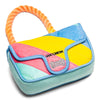 Muttzie dog toys Gucchewy Rainbow Rope Luxury Purse Plush Tug Dog Toy