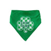Barker's Bowtique Bandanas St. Patrick's Shamrock Reversible Dog Bandana - Only Size Sm Available