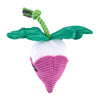ZippyPaws dog toys Radish Crinkle Crops Leafy Plush Squeaky Crinkle Dog Toy