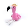 ZippyPaws dog toys Freya the Flamingo Playful Pal Pink Plush Squeaky Rope Dog Toy