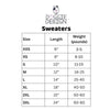 Winter Combed 100% Cotton Cable Knit Riverside Blue Warm Dog Sweater