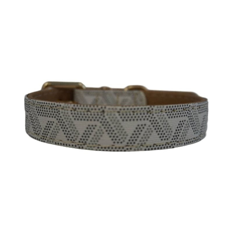BARK by DOG Collars Morel White Luxury Pet Collar