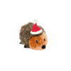 Christmas Holiday Hedgehog Plush Squeaky Dog Toy - 2 Sizes