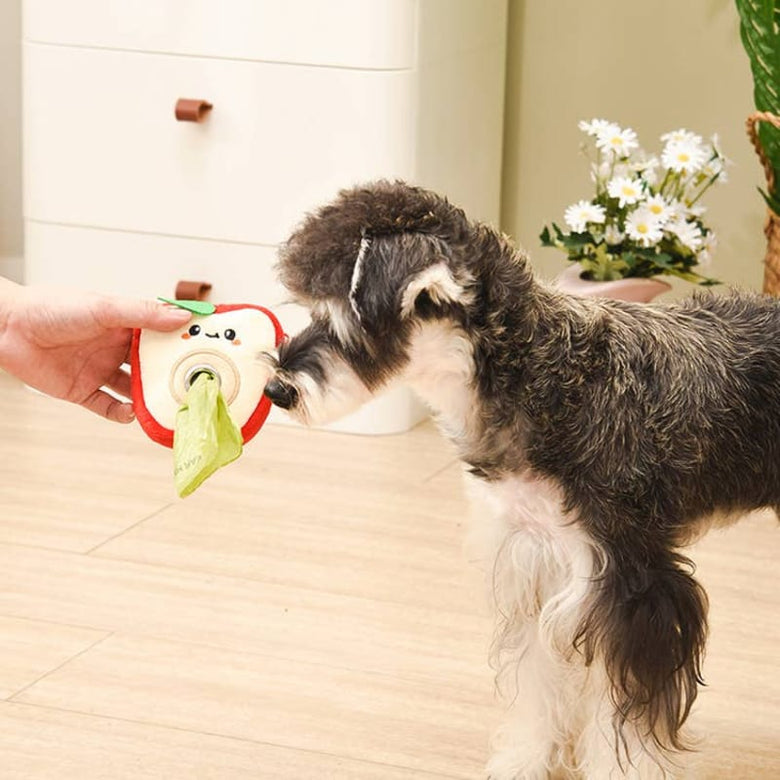 Hugsmart Products Inc Waste Bag Dispenser Apple Pooch Pouch Waste Bag Pet Dispenser