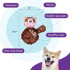 Outward Hound dog toys Snuffle Palz Brown Cow Large Plush Interactive Dog Toy