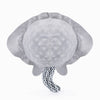 Hugsmart Products Inc dog toys Ocean Pals Stingray Smiley Face Super Ball Mesh Plush Dog Toy