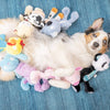 Huxley & Kent Dog Toys Slappies Piggie Smalls Pink Plush Squeak Dog Toy