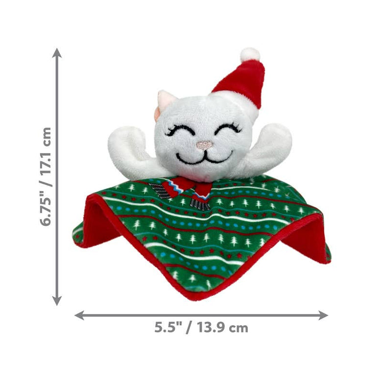 Kong Cat Toys Holiday Crackles Santa Kitty Christmas Cat Toy