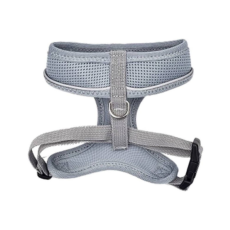 Barker's Bowtique Barker's Bowtique - Hip Doggie-Old Header Cards- Ultra Comfort Harness-Grey: XS