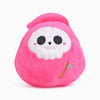 Hugsmart Products Inc dog toys Howloween Night Grim Reaper Pink Ball Plush Dog Toy