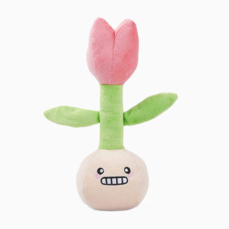 Puppy Garden Tulip 2 in 1 Plush Squeaky Dog Toy Set