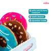 PAWTY Dog Toys dog toys Pawnuts Plush Colorful Donuts Interactive Plush Dog Toy Set - 4 Pc