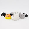 Halloween Miniz Flying Frights Plush Squeak Dog Toy Set - 3 Pk