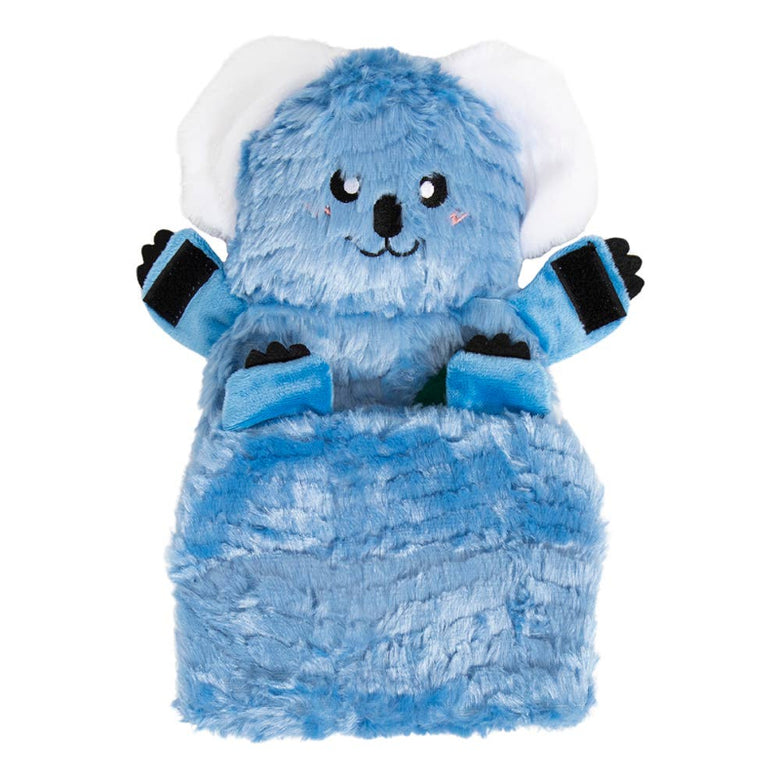 Snufflerz Blankets Blue Koala Interactive Plush Squeaky Dog Toy