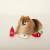 Pet Shop by Fringe Studio dog toys Hot and Spicy Plush Dog Toy Set - 3 Pc