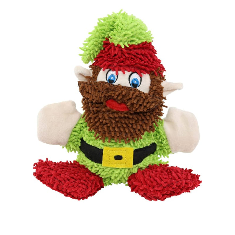 Tuffy Dog Toys - VIP Products dog toys Christmas Mighty Microfiber Ball Elf Durable Dog Toy