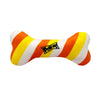 Halloween Tricks for Treats Fall Plush Squeaky Bone Dog Toy