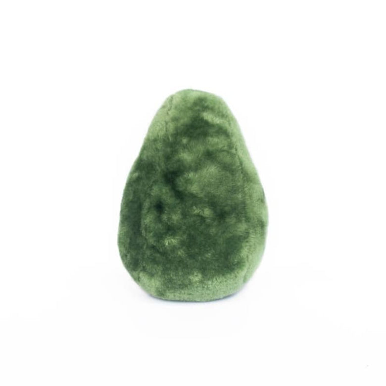 ZippyPaws dog toys NomNomz Avocado Plush Squeaky Dog Toy