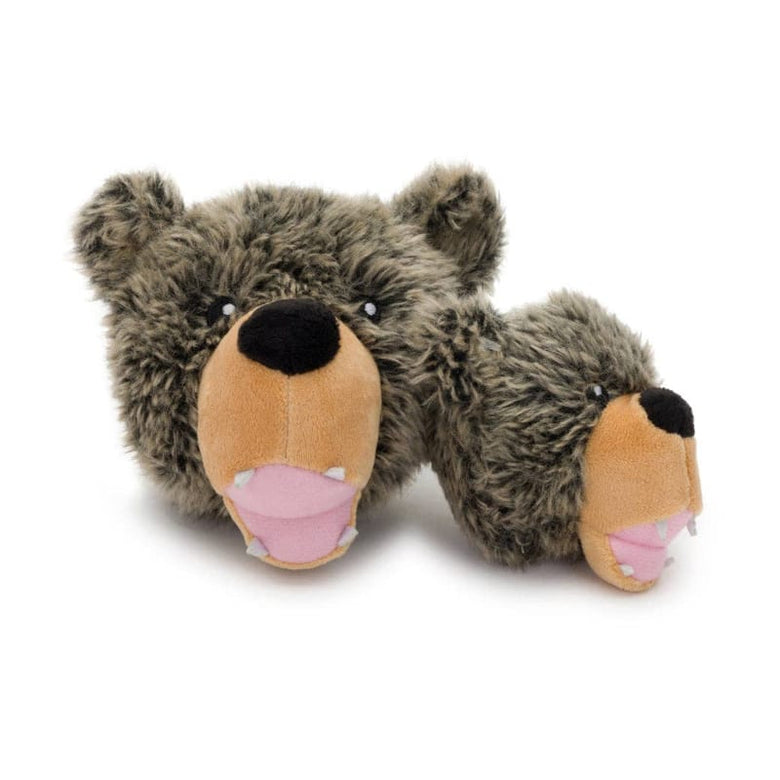 fabdog dog toys Grizzly Bear Plush Faball Dog Toy - Sz Large