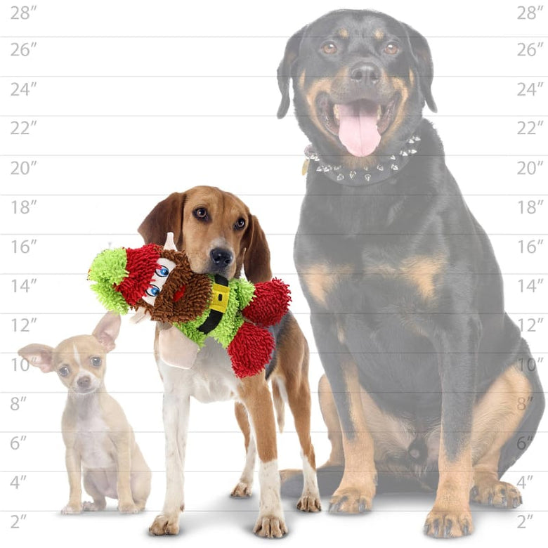 Tuffy Dog Toys - VIP Products dog toys Christmas Mighty Microfiber Ball Elf Durable Dog Toy