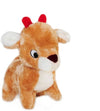 Christmas Holiday Deluxe Reindeer Plush Squeaky Dog Toy