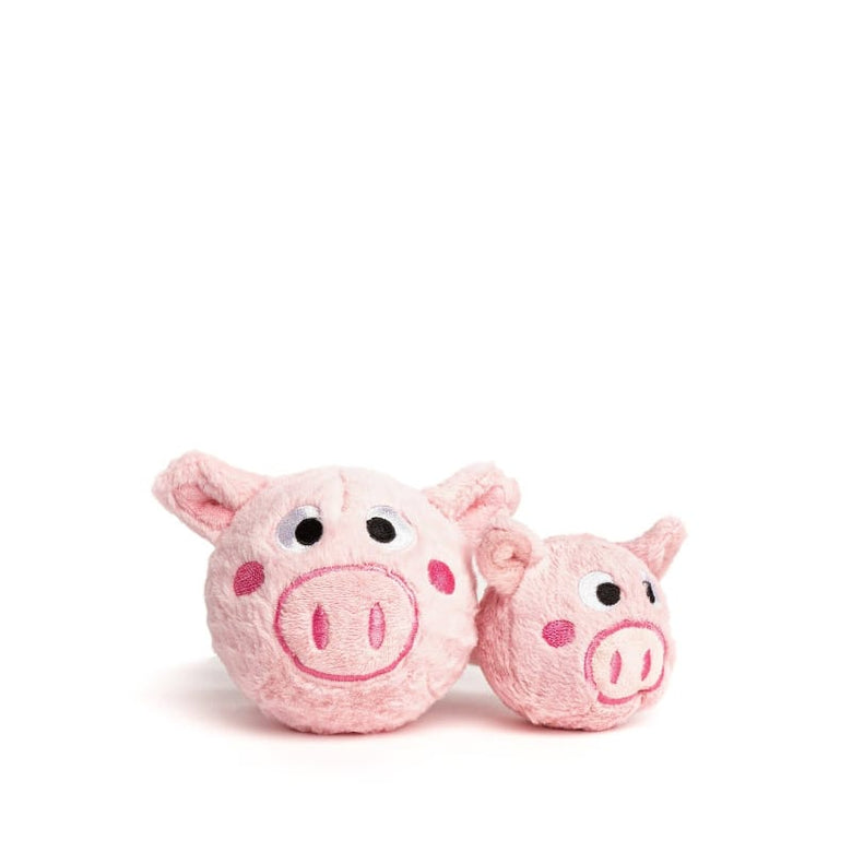 fabdog dog toys Pig Faball Plush Ball Dog Toy - Sz Large