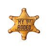 SnugArooz Cat Toys Kitty 1st Rodeo Western Star Badge Cat Toy