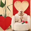 Hugsmart Products Inc Dog Toys Woof Love Vday Rose Cluster Rope Plush Dog Toy Set
