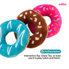 PAWTY Dog Toys dog toys Pawnuts Plush Colorful Donuts Interactive Plush Dog Toy Set - 4 Pc