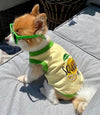 Parisian Pet® Tee's Lemons Squeeze Me Yellow Green Dog T-Shirt