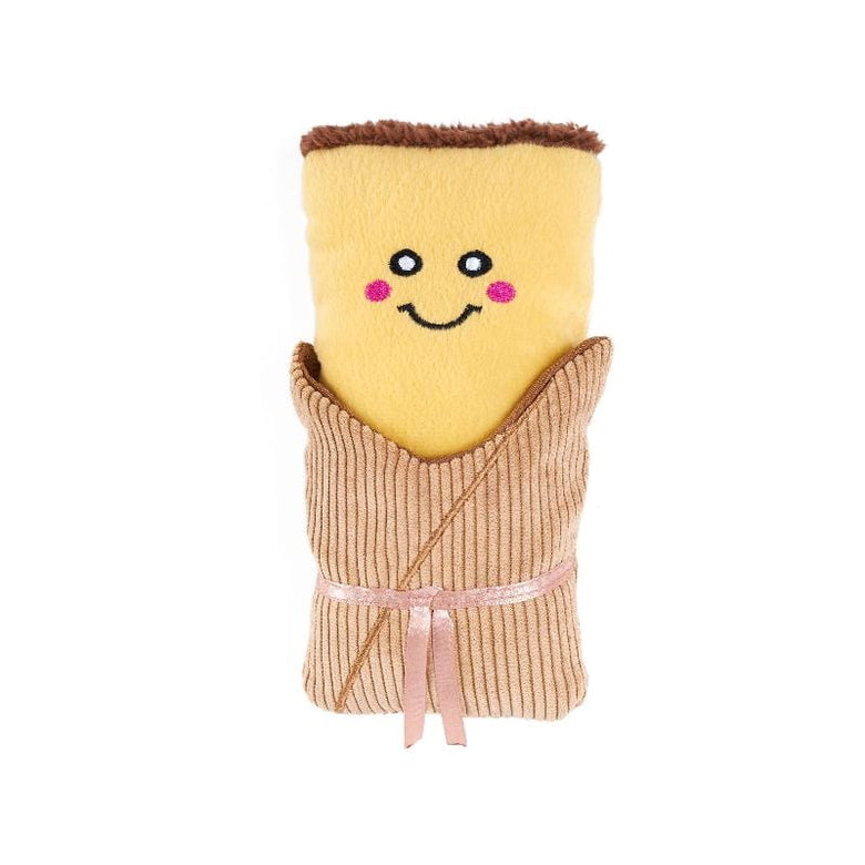 ZippyPaws dog toys NomNomz Tamale Squeaky Plush Pet Toy