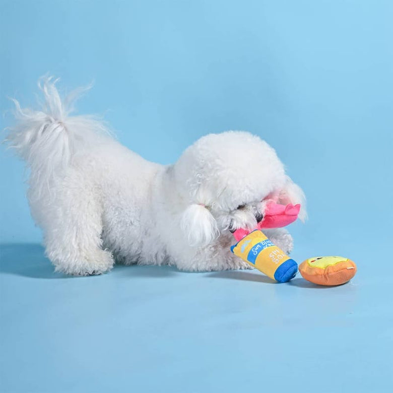 Hugsmart Products Inc dog toys Beach Daze Barkin' Beach Plush Dog Toy Set - 3 Pc