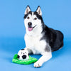 Just Kick It Soccer Ball Sports Plush Squeaky Dog Toy