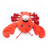 ZippyPaws dog toys Luca the Lobster Playful Pal Plush Squeaky Dog Toy