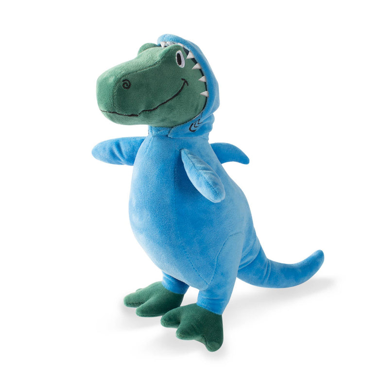 Petshop by Fringe Studio Dog Toys Shark Rex Blue Plush Squeak Dog Toy