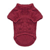 Doggie Design SWEATERS Burgundy Soft Plush Warm Dog Pullover