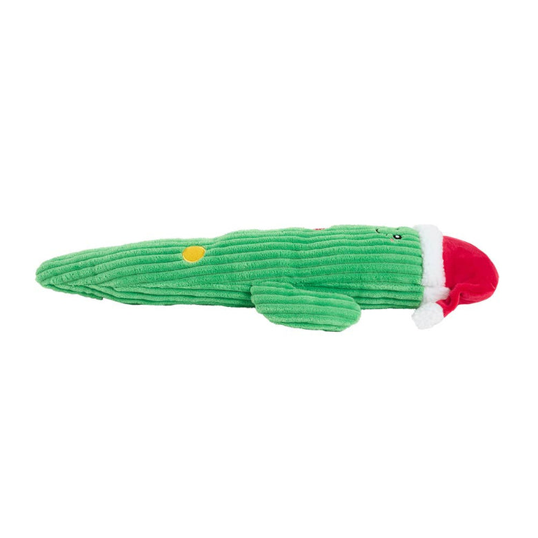 Holiday Jigglerz Christmas Cactus Plush Squeaky Dog Toy
